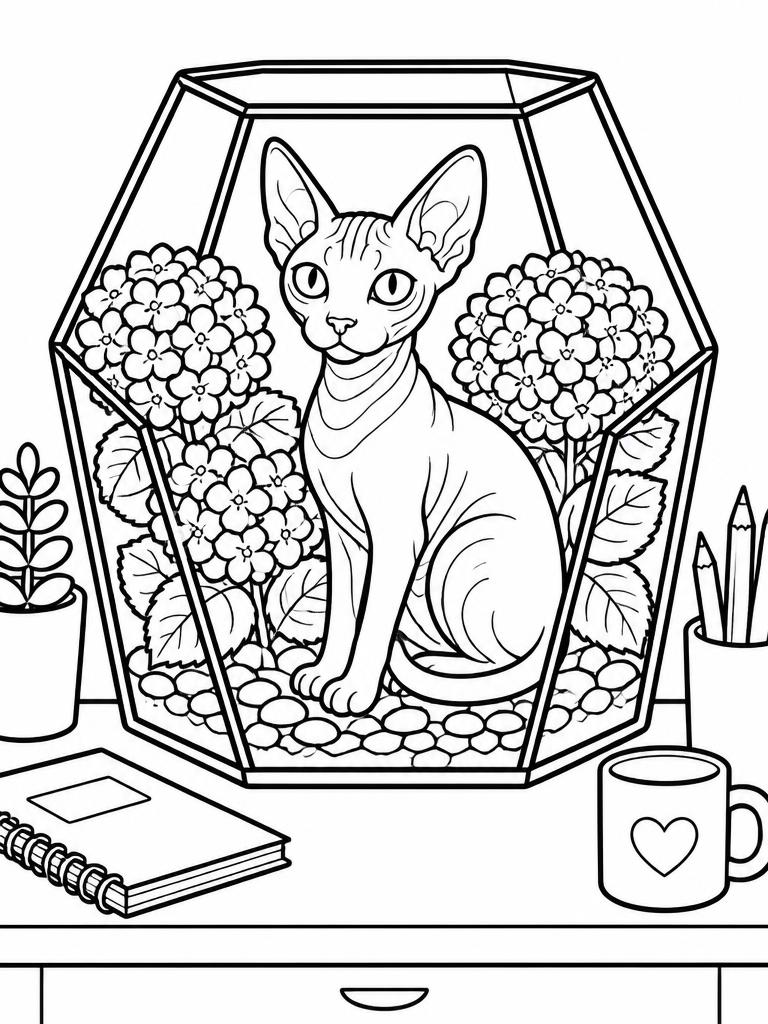 Exemple de page à colorier imprimable (à colorier)