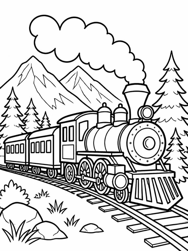 Exemple de page à colorier imprimable (à colorier)